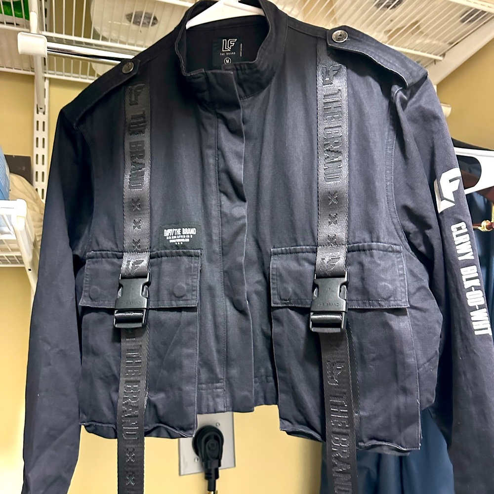LF Black fashion jacket.